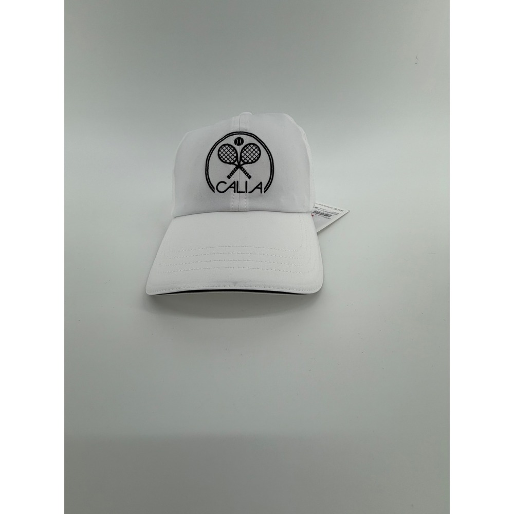 CALIA  Carrie Underwood Women White Tennis Cap Athletic Ponytail Back Adjustable